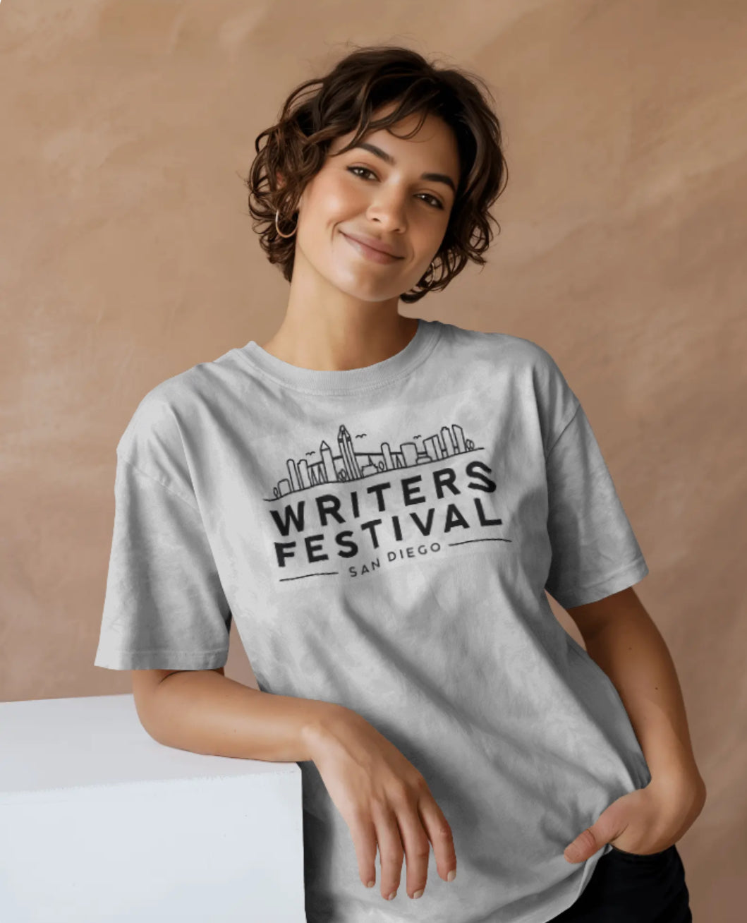 San Diego Writers Festival – Official Full-Logo T-Shirt