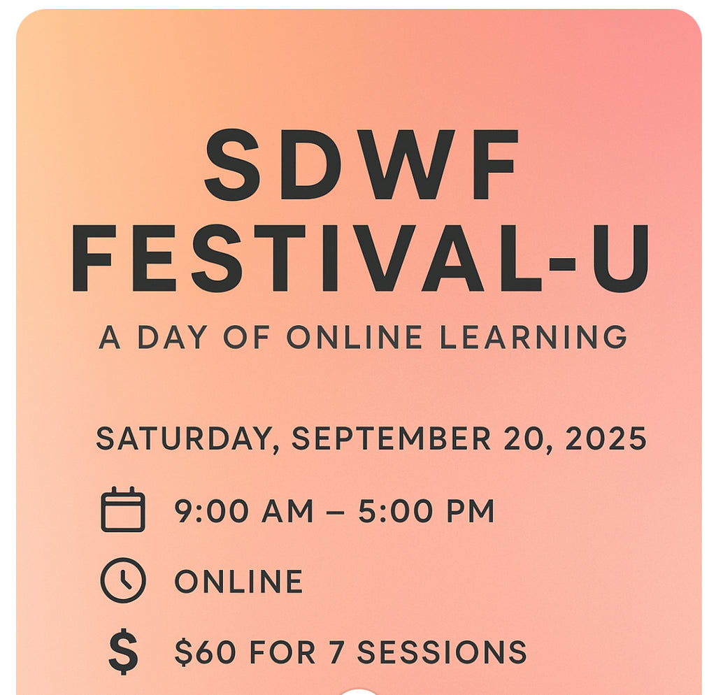 SDWF Festival-U: A Day of Online Learning