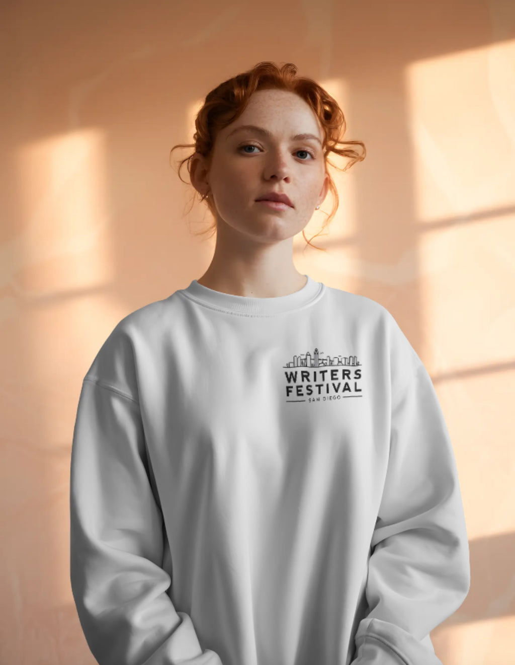 San Diego Writers Festival – Minimalist Pocket Logo Sweatshirt