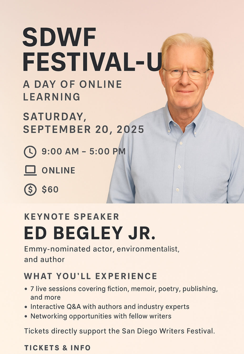 SDWF Festival-U: A Day of Online Learning